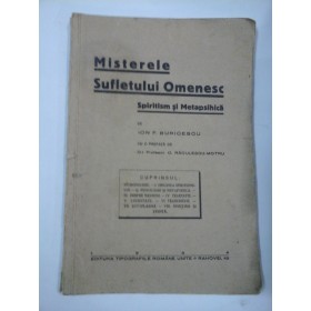 MISTERELE SUFLETULUI OMENESC ( editata in 1934) - Ion F. BURICESCU